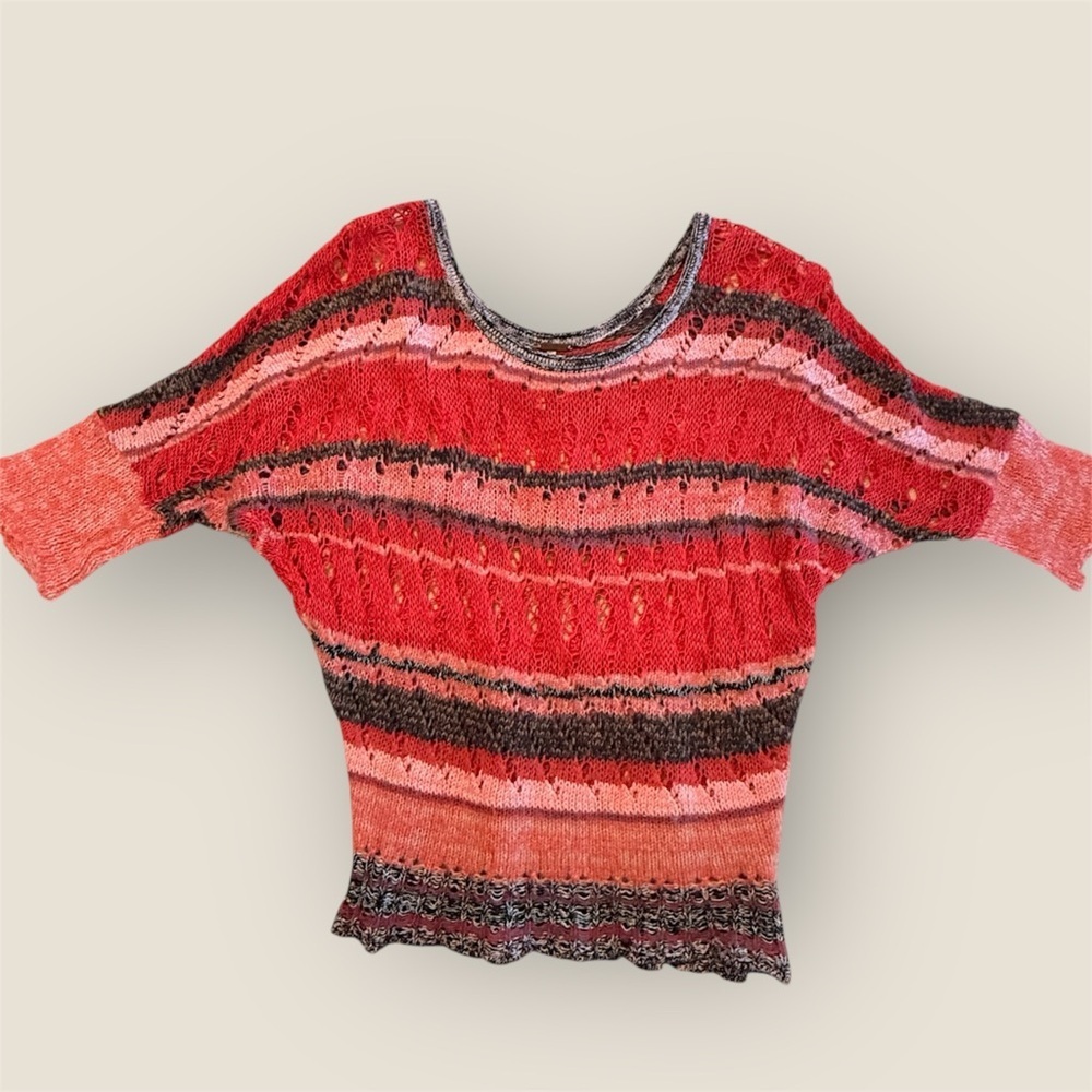 Free People Multicolor Striped Sweater